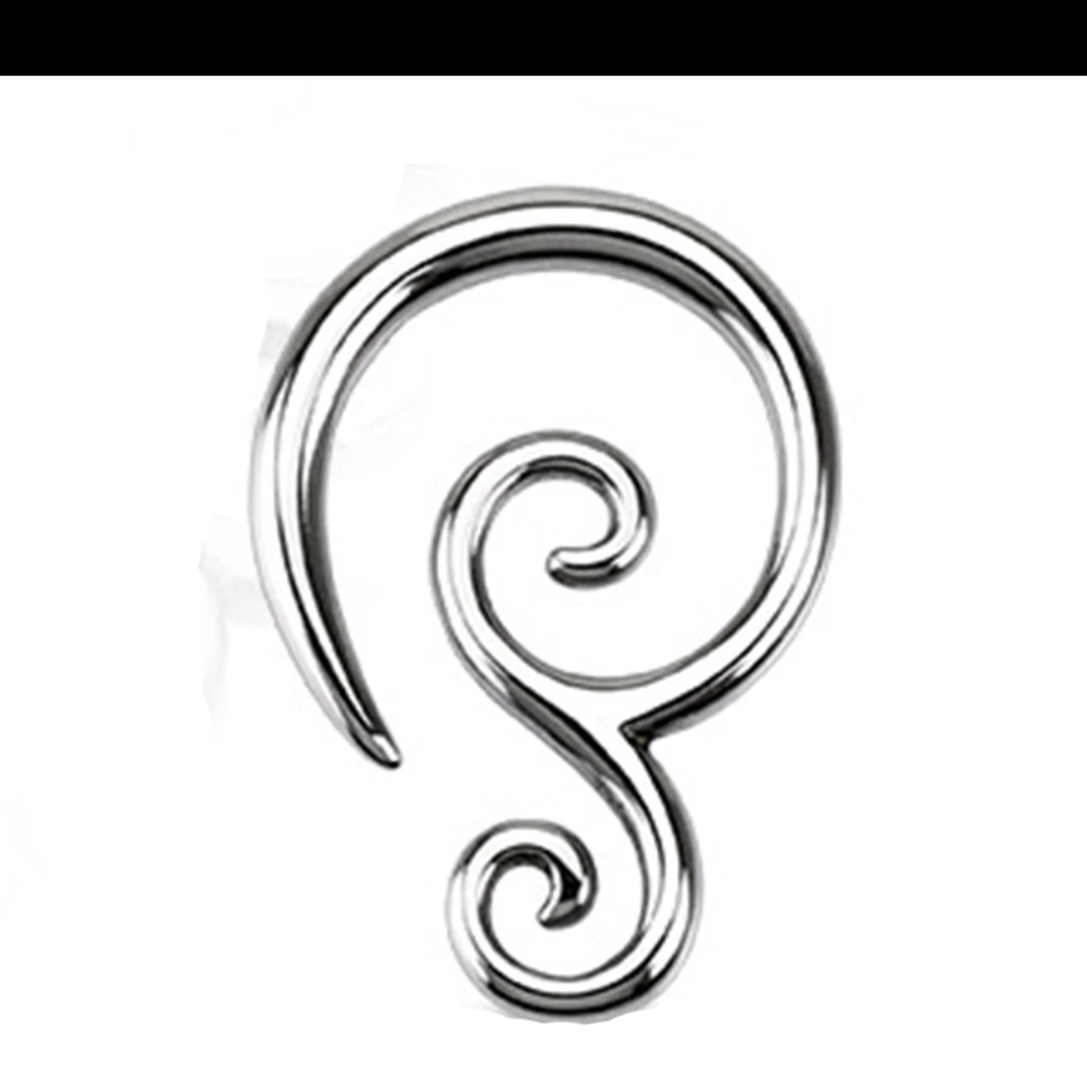 Elegant Silver Swirl Pendant